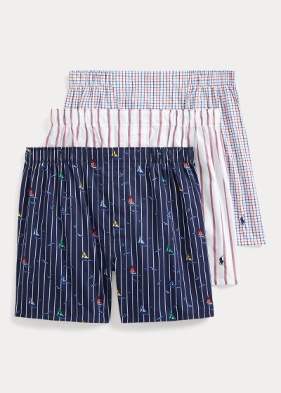 Men's Polo Ralph Lauren Classic 3-Pack Boxers | 635089PZB